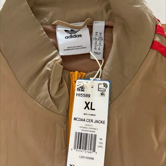 Adidas x Eric Emanuel McDonalds All American Games Track Jacket Men's XL NWT - Picture 3 of 8